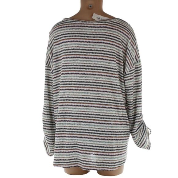 Style & Co Confetti Stripe Sweater - Picture 5 of 9